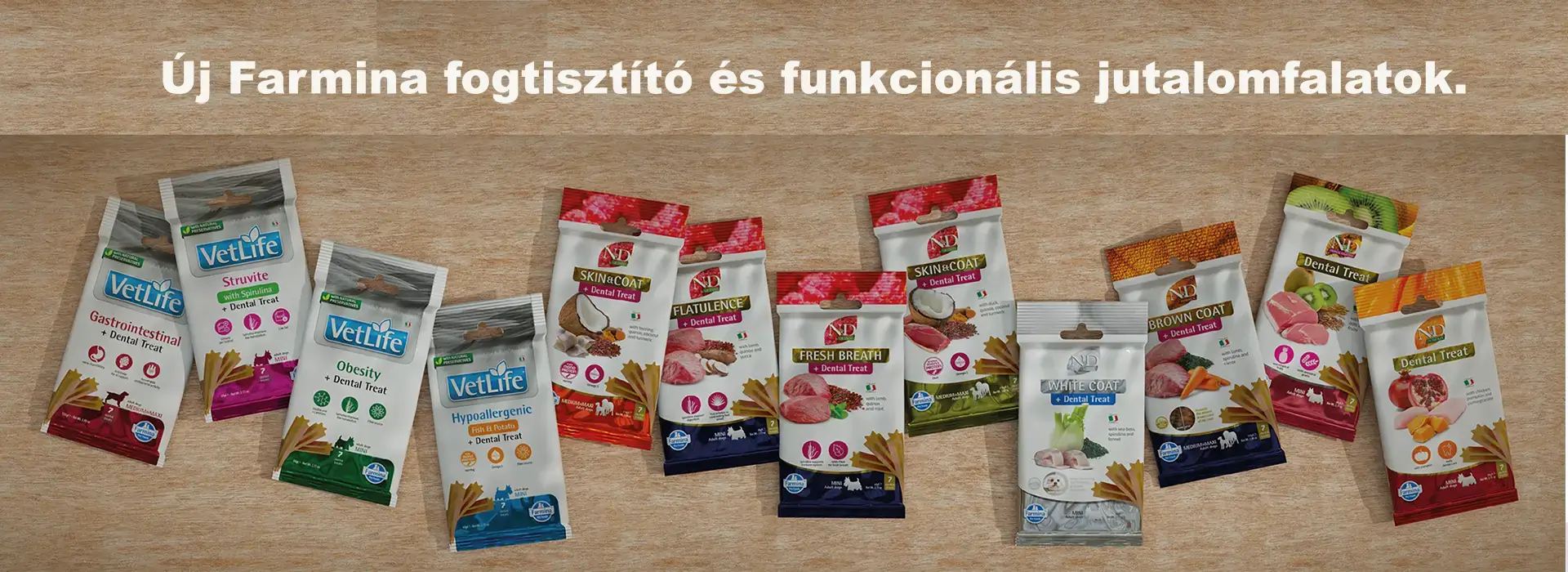 Farmina fogtiszító és funkcionális jutalomfalatok