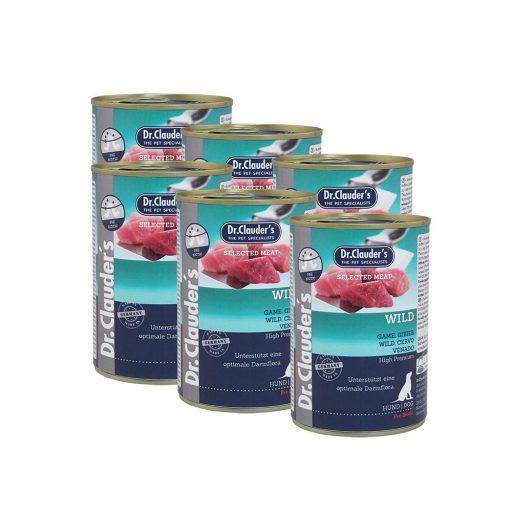 Dr.Clauder's Selected Meat Vad 6x400 g