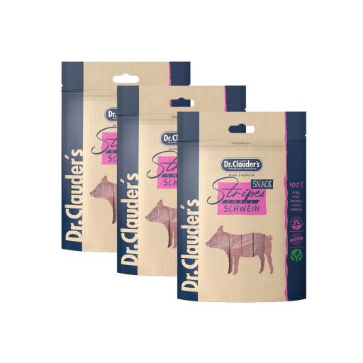 Dr.Clauder's Stripes Small Sertés Csíkok 3x80g