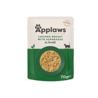 Applaws Cat Csirke Spárgával, 70g