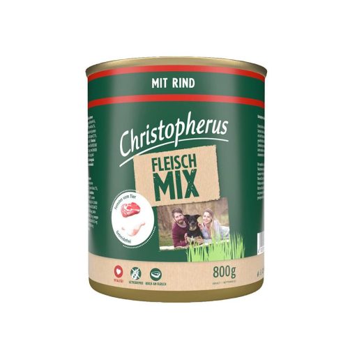 Christopherus Dog konzerv meat mix marha 800g