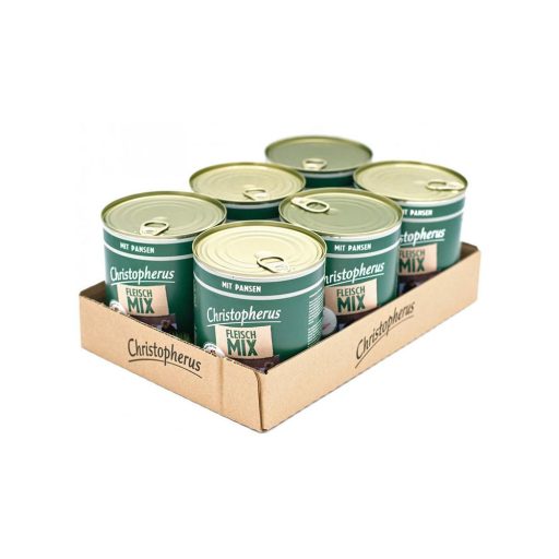 Christopherus Dog konzerv meat mix pacal 6x800g