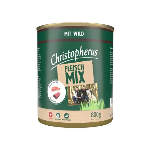 Christopherus Dog konzerv meat mix vad 800g