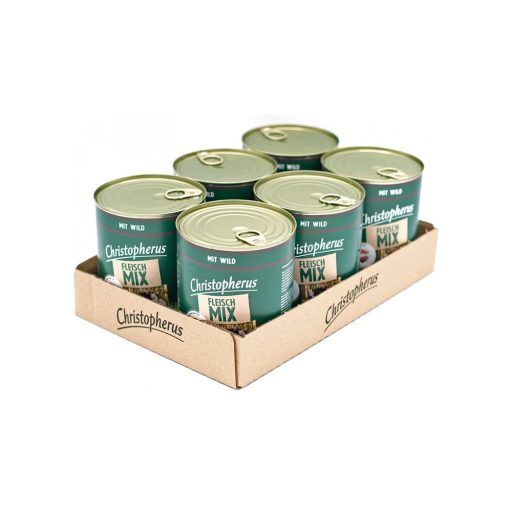 Christopherus Dog konzerv meat mix vad 800g
