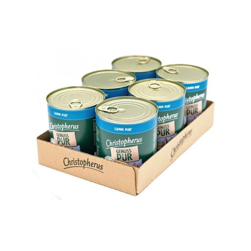 Christopherus Dog konzerv pure bárány 800g