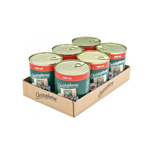 Christopherus Dog konzerv pure marha 6x800g