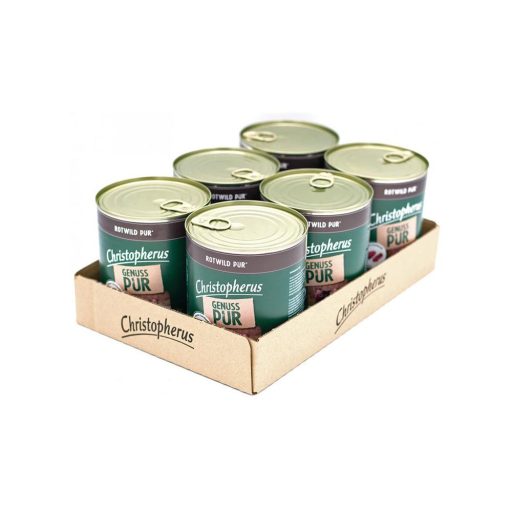 Christopherus Dog konzerv pure vad 6x800g