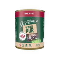 Christopherus Dog konzerv pure gímszarvas 800g