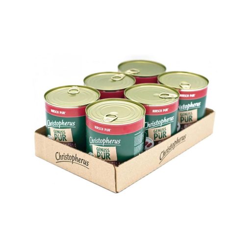 Christopherus Dog konzerv pure gímszarvas 800g