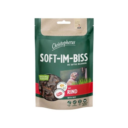 Christopherus Dog Jutalomfalat Grain Free Soft-Im-Biss Marha 125g