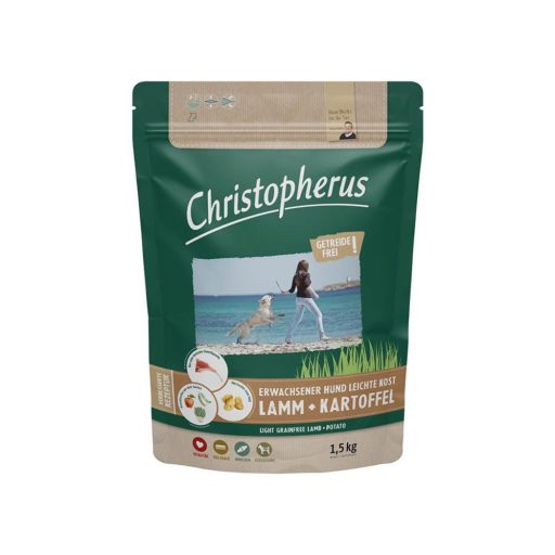 Christopherus Dog Puppy and Junior Grainfree Bárány és burgonya 12kg