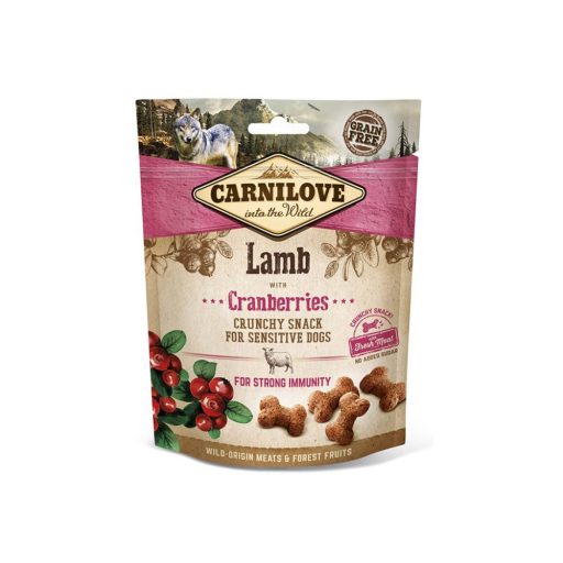 Carnilove Crunchy Snack bárányhús vörösáfonyával 200g