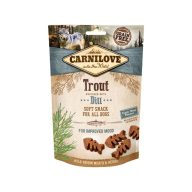 Carnilove Semi Moist Snack pisztrán kaporral 200g
