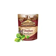 CARNILOVE Dog Szarvas és eperlevél 300g