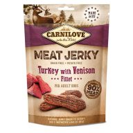   Carnilove Jerky Snack Turkey with Venison Fillet – pulyka szarvas filével 100g