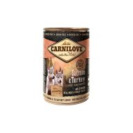 CARNILOVE Puppy Lazac-Pulyka konzerv 400g