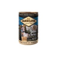CARNILOVE Dog Lazac-Pulyka konzerv 400g