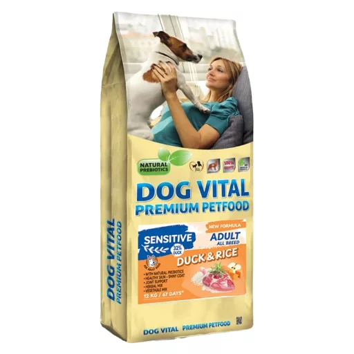 Dog Vital Adult Sensitive Kacsa Rizs 12kg