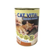 Cat Vital konzerv kacsa-pulyka 415g