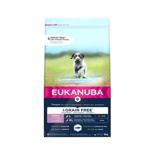 Eukanuba Puppy and Junior Grain Free Large Ocean Fisch 3kg