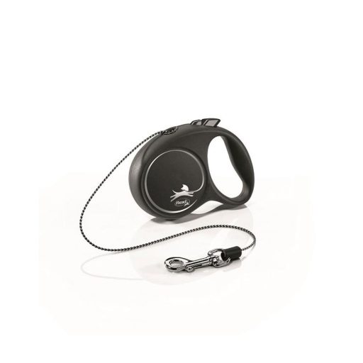 Flexi Black Design XS Zsinór 3m 8kg-ig Ezüst