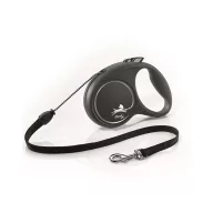 Flexi Black Design XS Zsinór 3m 8kg-ig Ezüst