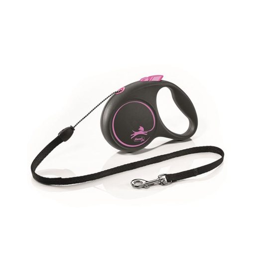 Flexi Black Design S Zsinór 5m 12kg-ig pink