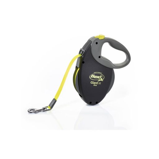 Flexi Giant M Neon Szalag 8m 25kg-ig fekete