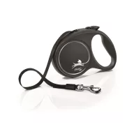 Flexi Black Design S Szalag 5m 20kg-ig Ezüst