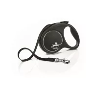 Flexi Black Design S Szalag 5m 20kg-ig Ezüst
