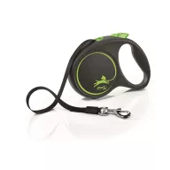 Flexi Black Design S Szalag 5m 20kg-ig Zöld
