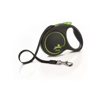 Flexi Black Design S Szalag 5m 20kg-ig Zöld