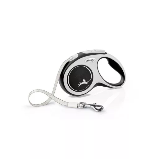 Flexi New Comfort XS Szalag 3m 12kg-ig Fekete