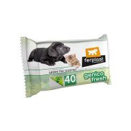 GENICO FRESH GREEN TEA Tisztító törlőkendő 40x