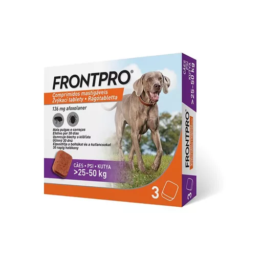 FrontPro rágótabletta 25-50kg 3x