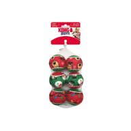 KONG Holiday SquakAir Balls 6db S