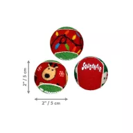 KONG Holiday SquakAir Balls 6db S