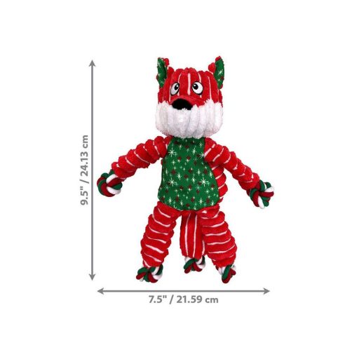 KONG Holiday Floppy Knots Róka S/M