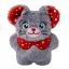 KONG Holiday Cat Snuzzles Egér macskajáték vegyes