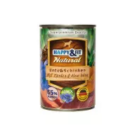   Happy&Fit kacsa sonkával, sütőtökkel és aloe verával 400g