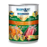 Happy&Fit Superior Monoprotein Marhahús sütőtökkel 800g