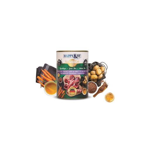 Happy&Fit Superior Friss Bárányhús S.répával, burgonyával 6x400g
