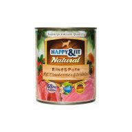 Happy&Fit konzerv marha és pulykahússal, vörösáfonyával