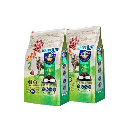 Happy&Fit Superior GF Hypo Friss bárány, édesburgonya és gyógynövények 10kg
