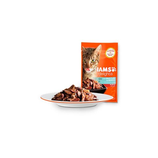 IAMS Delights Tonhal és Hering Aszpikban