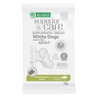   Nature's Protection Superior Care DENTAL Fehér Szőrű Kutyáknak - fehér hallal 150g