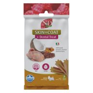 N&D Quinoa Jutalomfalat Skin&coat Fürj Mini, 60g