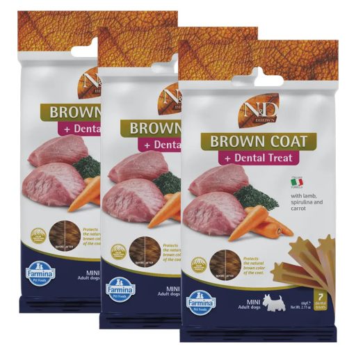 N&D Brown Dog Jutalomfalat Bárány Mini, 3x60g