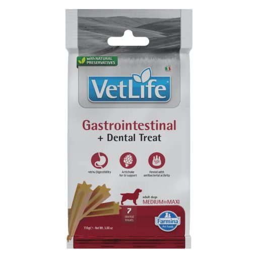 Vet Life Jutalomfalat Gastrointestinal Medium/Maxi, 100g