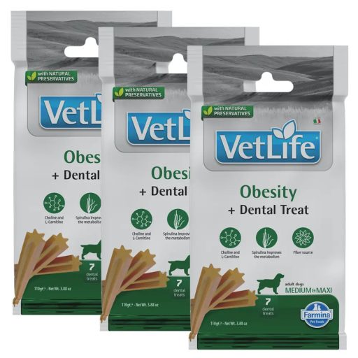 Vet Life Jutalomfalat Obesity Medium/Maxi, 3x100g